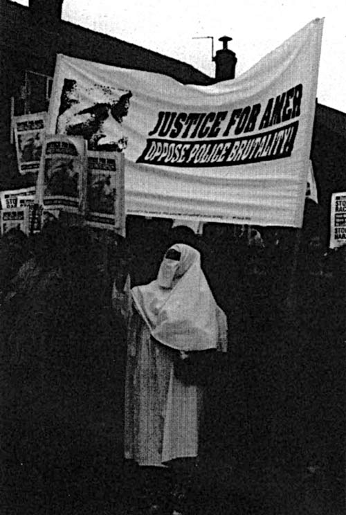 protest for Amer Rafiq