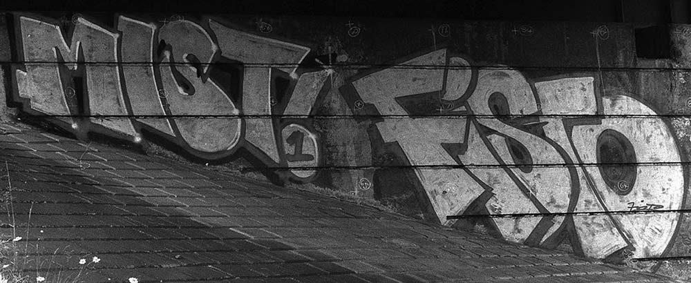 Graffiti artist Simon Sunderland