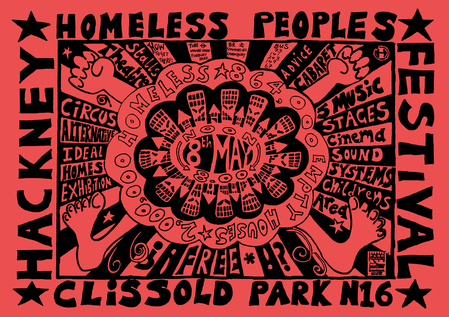Hackney Homeless People's Festival, Clissold Park, May 8th, 1994