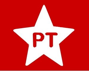 Flag of the successful Brazilian Workers Party